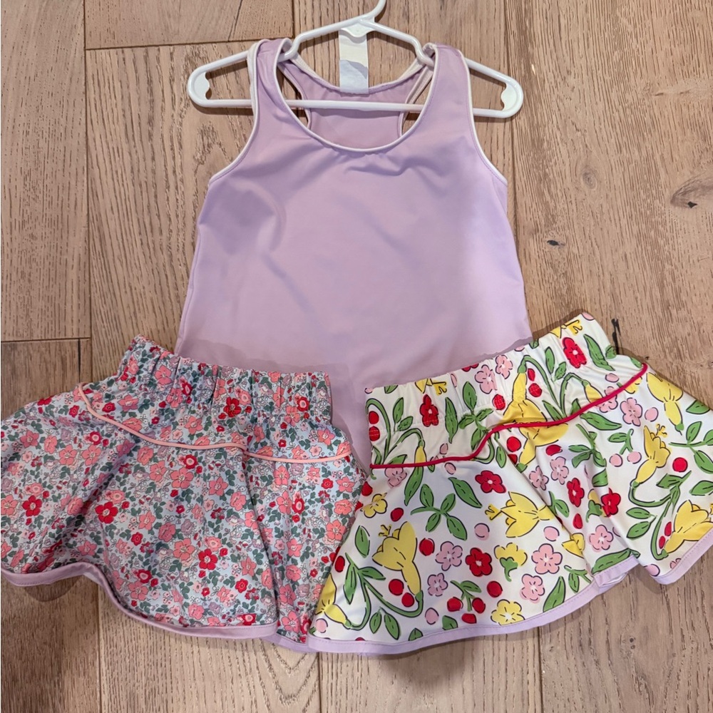 Floral and Cartoon Print Kids Skirts